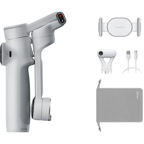 Insta360 Flow 2 Pro Ai Tracker Bundle (Grey Stone)