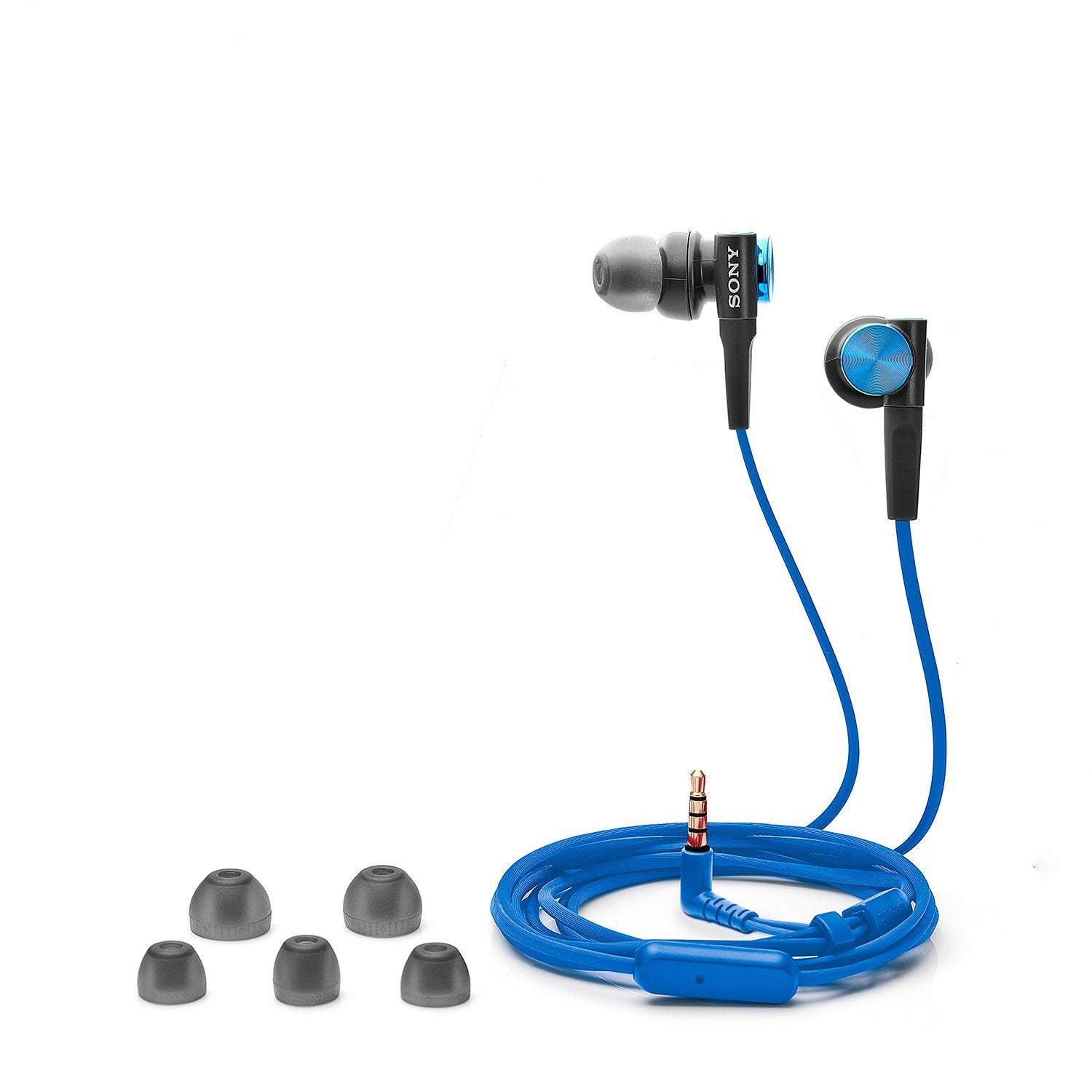 Sony MDR-XB50AP Extra Bass Earphones with Mic - Blue