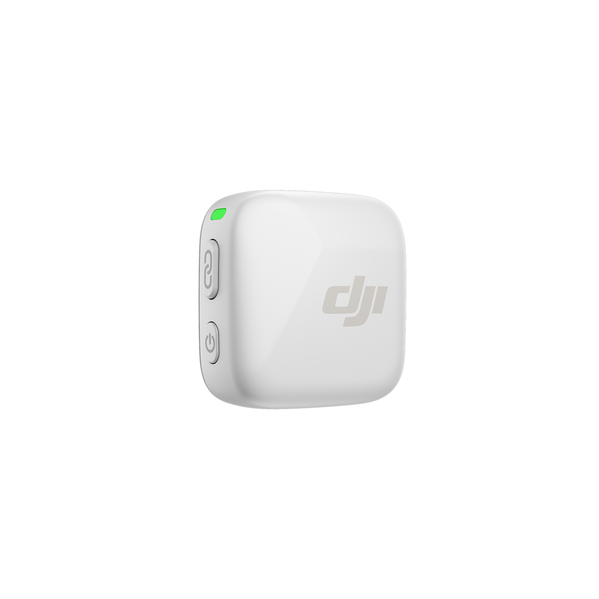 DJI Mic Mini Clip-On Transmitter with Built-In Microphone (2.4 GHz, Arctic White)