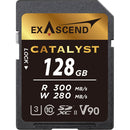 Exascend 128GB Catalyst Essential UHS-II V90 SDXC Memory Card