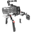 SHAPE Cage avec support d'épaule et poignée supérieure pour le cinéma blackmagic caméra 6K, 6K Pro et 6K G2