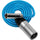 Kondor Blue Mini XLR mâle vers XLR mâle (3 pieds) bleu tressé