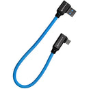 Kondor Blue 12” USB-C to USB-A Right Angle to Right Angle
