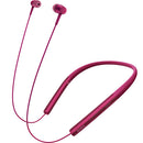 SONY MDR-EX750BT - Écouteurs avec micro - Ear - Montage derrière le cou - Wireless - Bluetooth - NFC - Bordeaux Pink