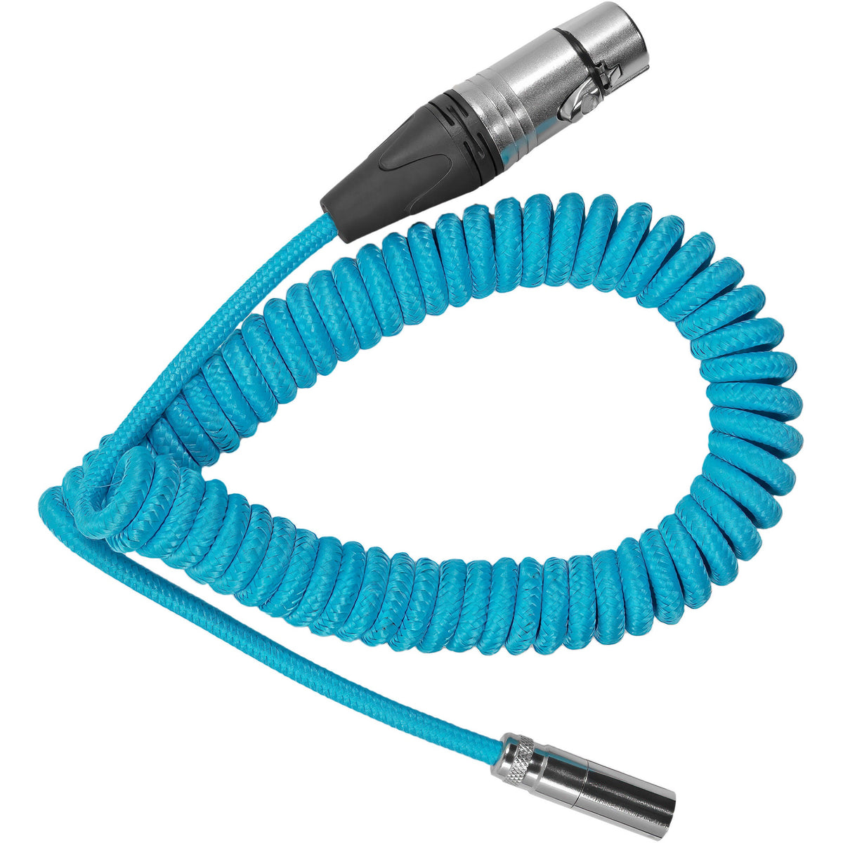 Kondor Blue Coiled Mini XLR vers XLR pour C70 et BMPCC4K/6K Pro (12"- 24")