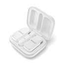 Système de microphone sans fil ultracompact sans fil sans fil avec un connecteur Lightning (2,4 GHz, blanc)