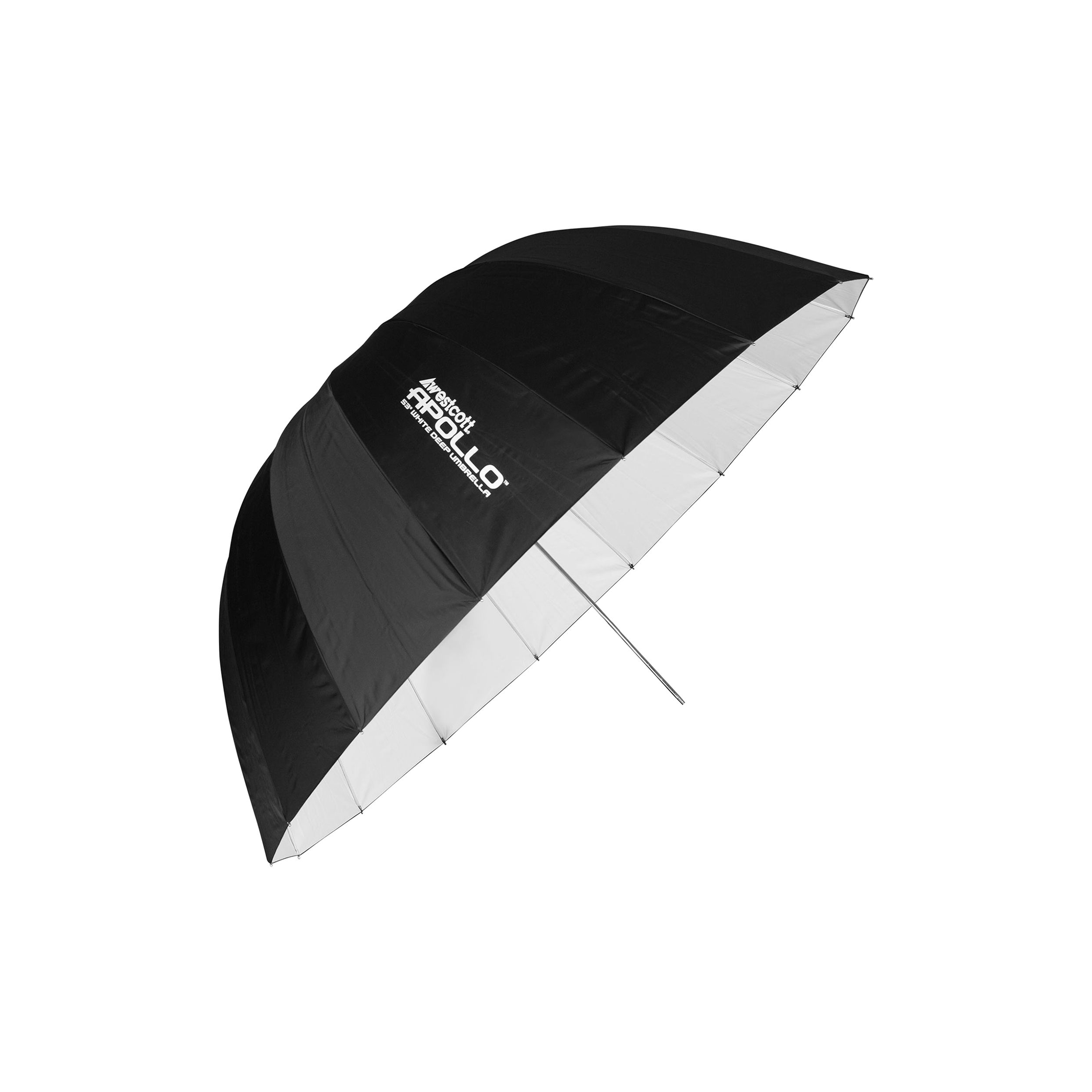 Westcott Deep Umbrella - Bounce blanc (53 ")