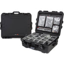 Nanuk 945 Case with Dividers and Lid Organizer (Black)