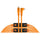 Tether Tools TetherPro Optima USB-C Cable (31', High-Visibility Orange, Right-Angle) - Open Box