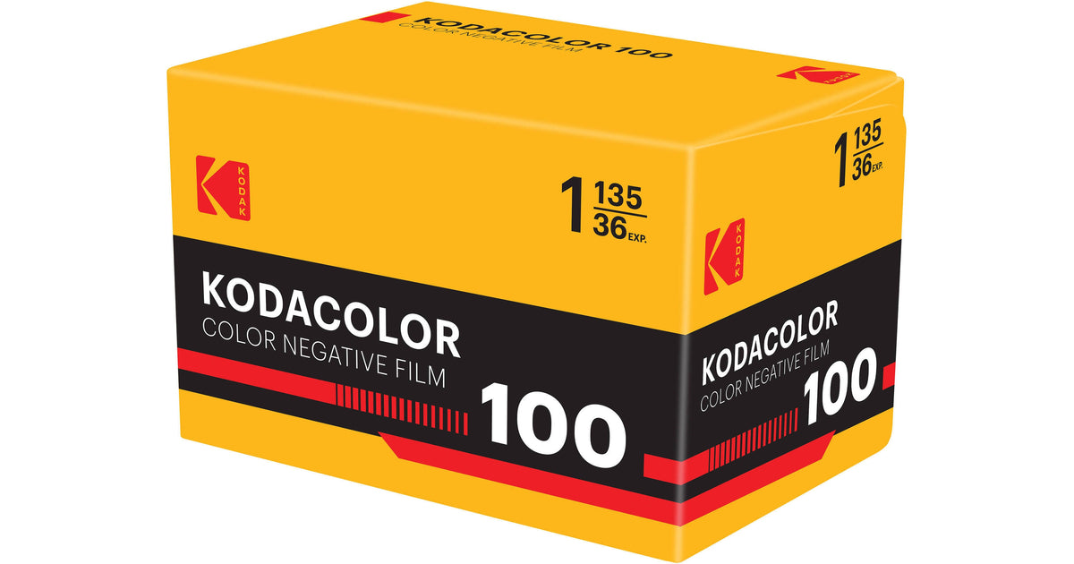 Kodak Kodacolor 100 Color Negative Film (35mm Roll Film, 36 Exposures)