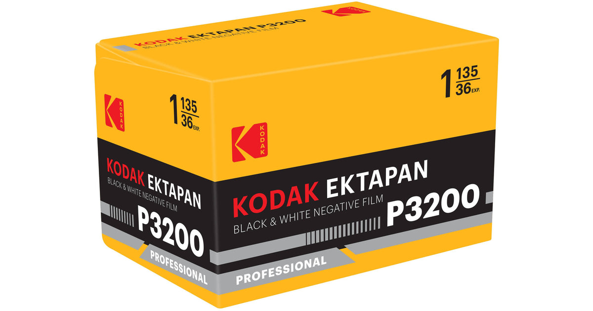 Kodak Ektapan P3200 Black and White Negative Film (35mm Roll Film, 36 Exposures)