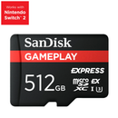Sandisk 512GB GamePlay microSD Express Memory Card