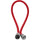 Kondor Blue 12" Mini XLR to 3.5mm TRS Locking Screw Plug for Lavalier/Lapels (Cardinal Red)