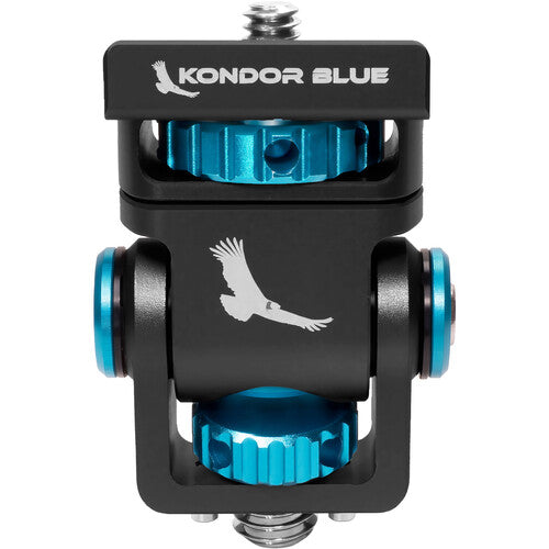 Kondor Blue Swivel Tilt Monitor Mount with Arri Pin (Pan/Tilt) (Raven Black)