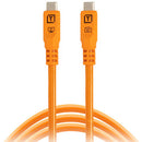 Tether Tools TetherPro Optima Câble USB-C (6', orange haute visibilité)