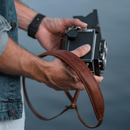 Fab' Excellent Photo 20 year limited edition leather Camera Strap - Brown