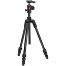 Manfrotto Befree a avancé en tant que voyage en fibre de carbone trépied avec 494 tête de balle centrale
