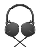 Sony MDR-XB550AP - Headphones with mic - on-ear - 3.5 mm jack - black
