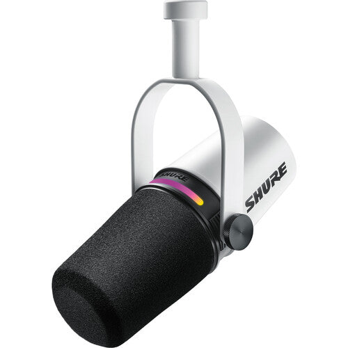 SHURE XLR / USB Microphone de la parole - blanc