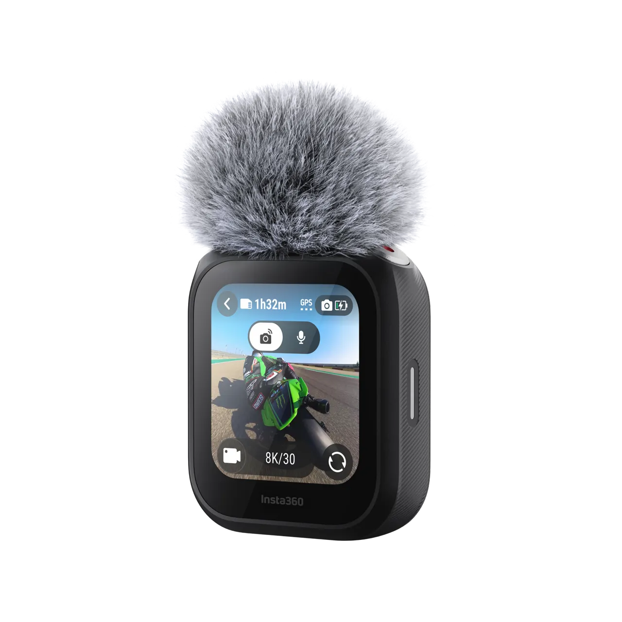 Télécommande de prévisualisation GPS Insta360 avec micro intégré