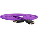 Kondor Blue Gerald Undone Câble HDMI complet de 4,5 m 4K 30 Hz (Violet)