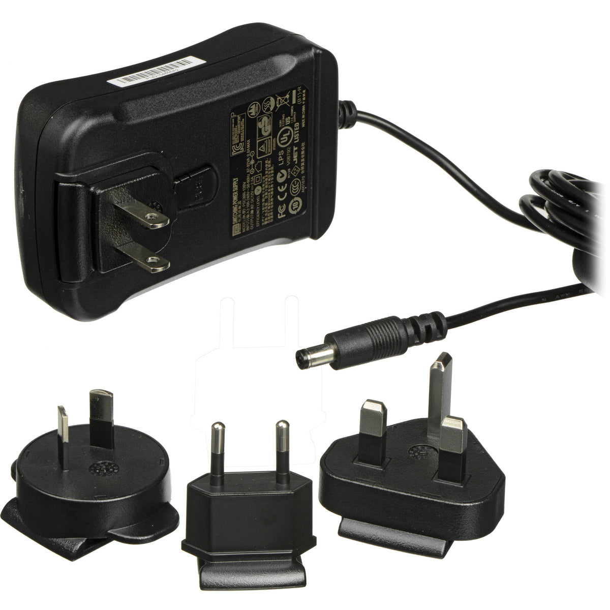 Blackmagic Design 12V 30W alimentation avec adaptateurs INT'L pour le matériel de studio