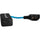 Kondor Blue Câble d'alimentation de charge de batterie 2 voies D-Tap vers USB C PD femelle 6" (Kondor Blue)