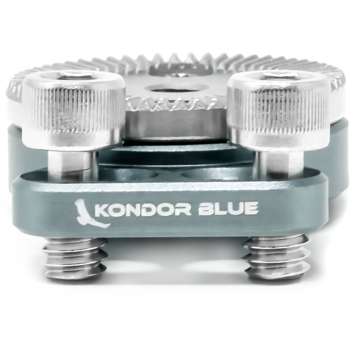 Adaptateur de cage à rosace bleue Kondor (gris sidéral)