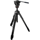Manfrotto un aluminium trépied avec une tête de fluide 500x