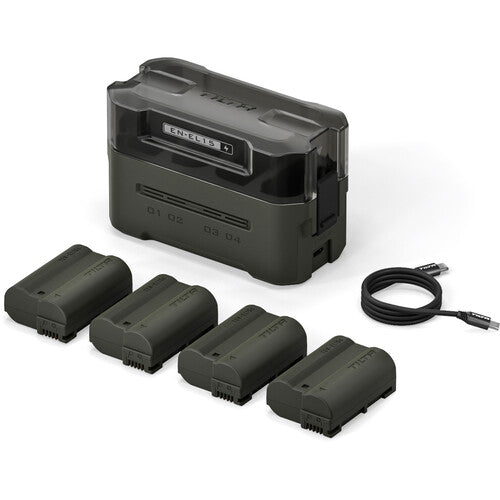 Kit Tilta EN-EL15 avec 4 batteries et station de charge