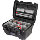 Nanuk 918 Waterproof Carry-On Hard Case with Lid Organizer (Black)