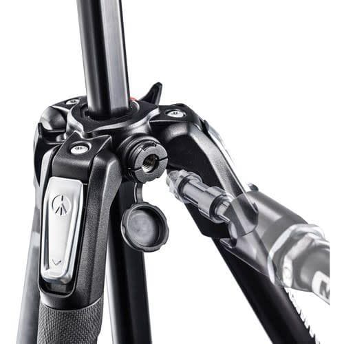 MANFROTTO 190X3 ALUMINUM TRIPOD with 2W fluid head MHXPRO - Damaged Box