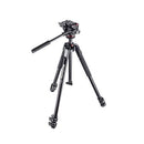 MANFROTTO 190X3 ALUMINUM TRIPOD with 2W fluid head MHXPRO - Damaged Box