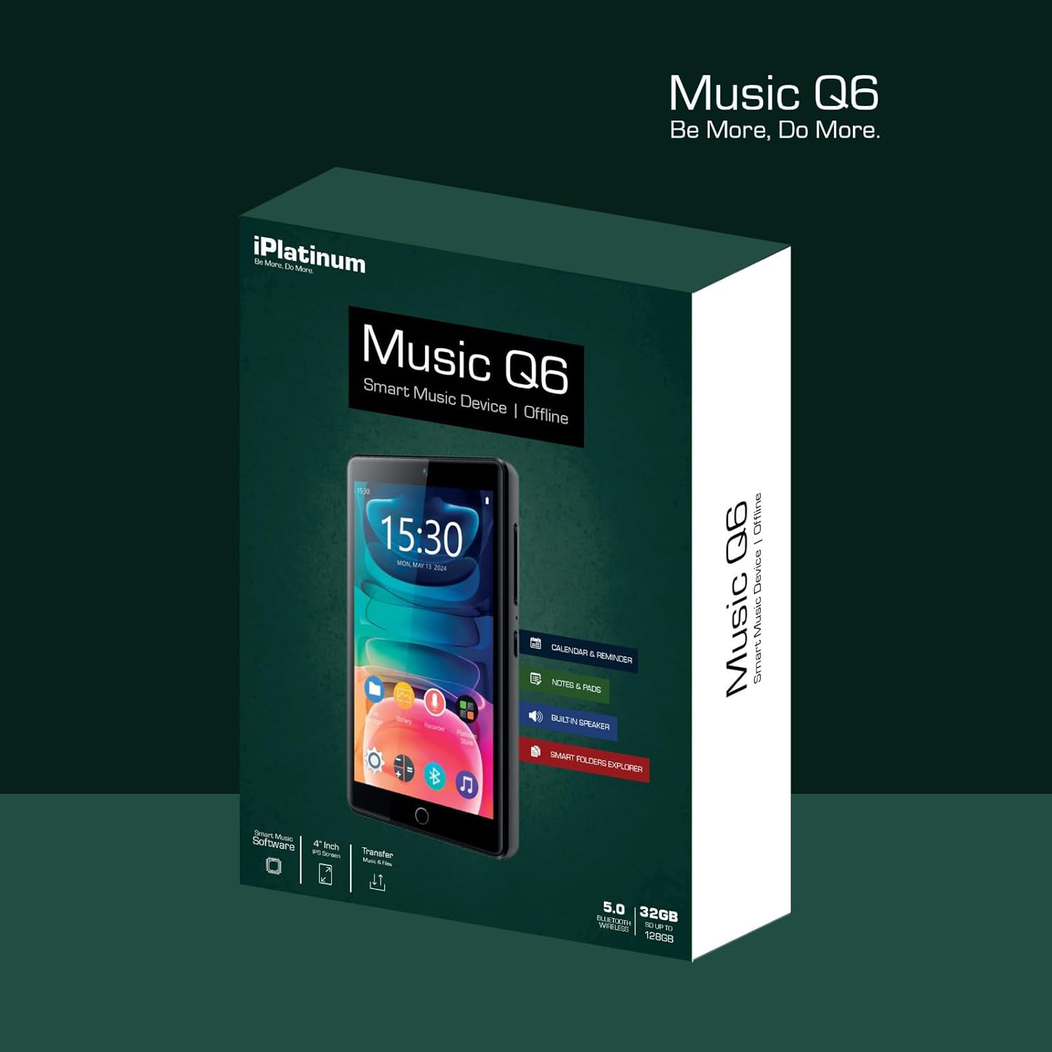 Lecteur MP3 casher Samvix iPlatinum Music Q6 - 32 Go - Pas de jeux