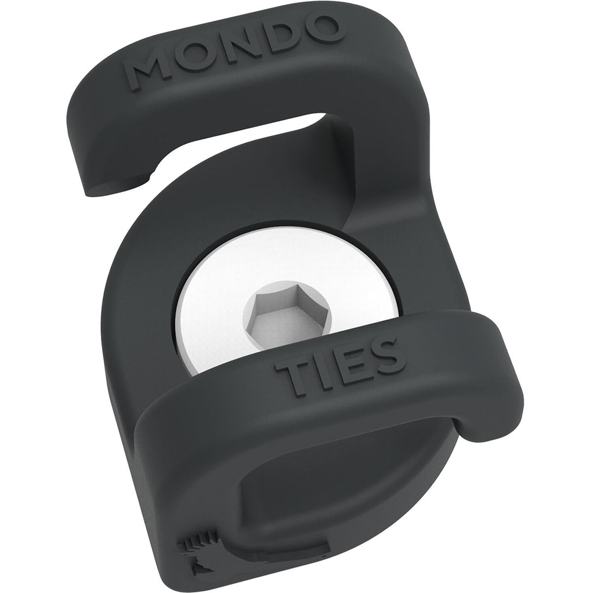 Kondor Blue 501 Mondo Ties XL Cable Management Clips for Cameras (3/8") (Raven Black)