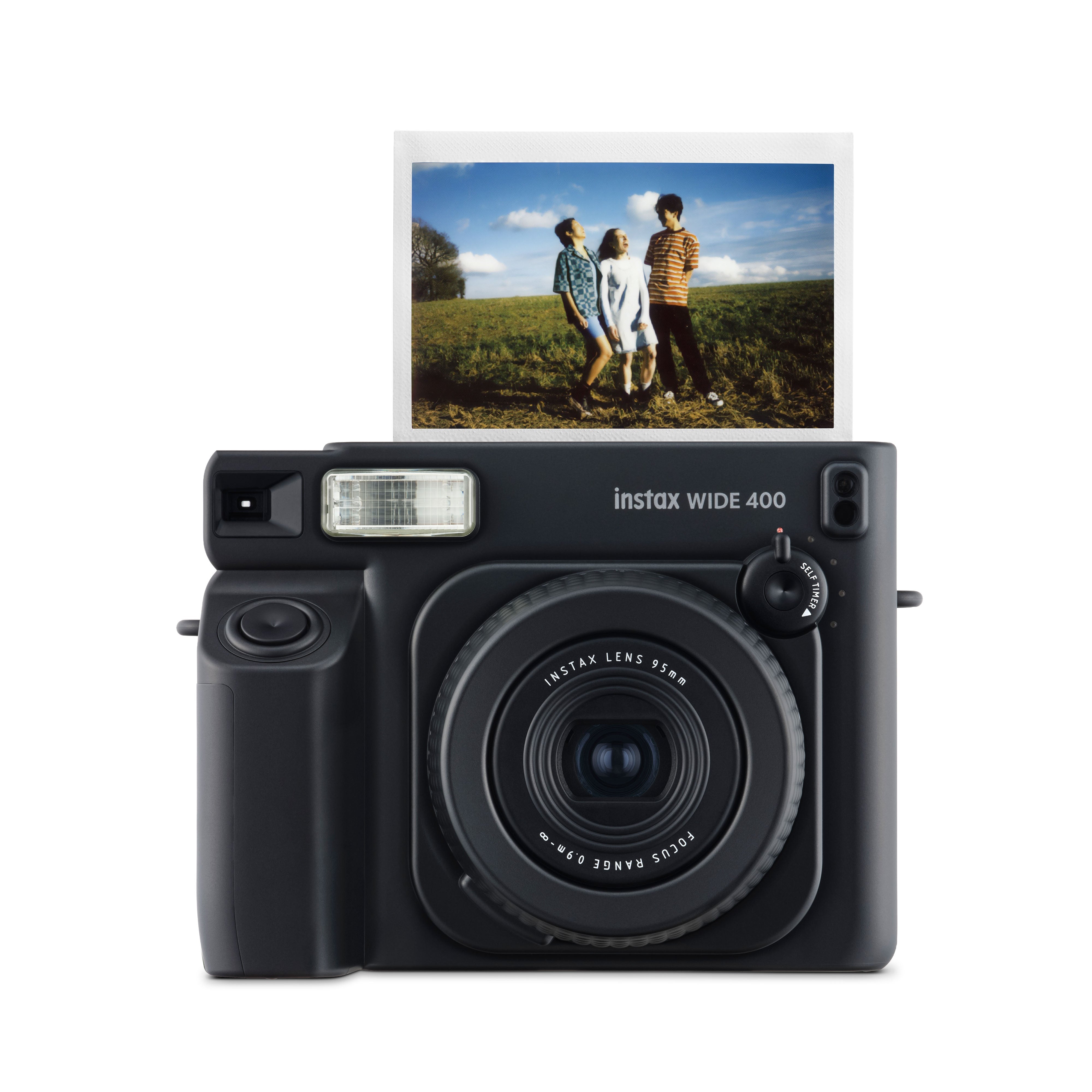 FUJIFILM instax WIDE 400 instant camera - Jet Black