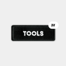 CRDBAG Embroidery Tools Single Patches 3-pack