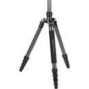Manfrotto MKELEB5CF-BH Element Traveller Carbon Fiber Tripod & Ball Head, Large 64.6''