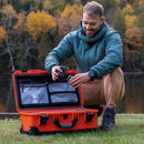 Nanuk 935 Wheeled Hard Utility Case with Padded Divider Insert & Lid Organizer  Black