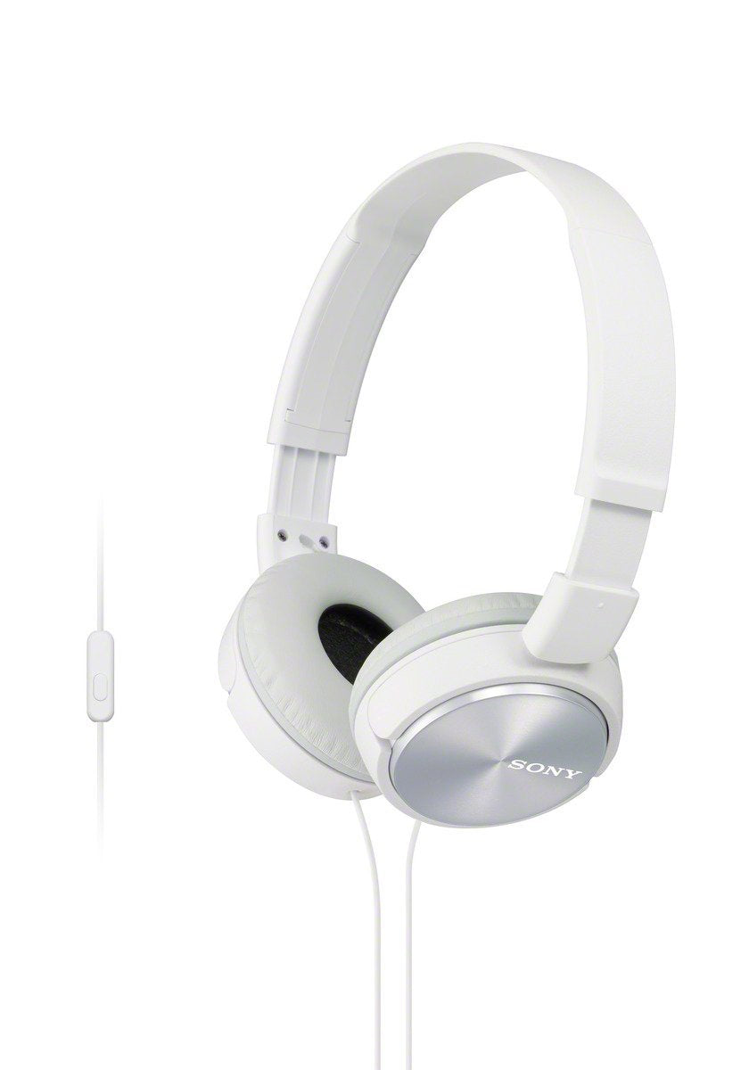 Sony MDR-ZX310AP - ZX Series - headphones with mic - full size - 3.5 mm jack - white