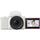 Sony ZV-E10 sans miroir caméra avec 16-50 mm f/3,5-5,6 II Objectif (Blanc)
