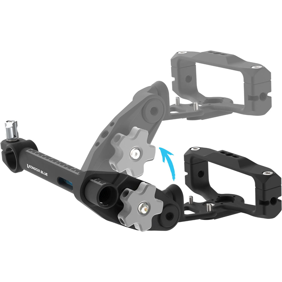 Kondor Blue DJI Lidar Cage & Cine Mount A Kit (Cage avec support Cine)(Raven Noir)