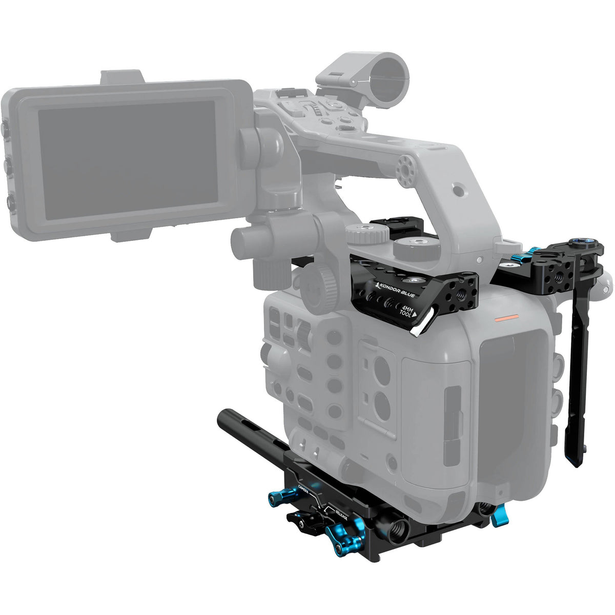 Kondor Blue Sony FX6 Base Rig (Corbeau Noir)