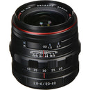 Pentax HD Pentax da 20-40 mm f / 2,8-4 ed limité DC WR Objectif (Noir)
