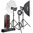 Godox QS400ii Kit de flash de studio à 3 légers