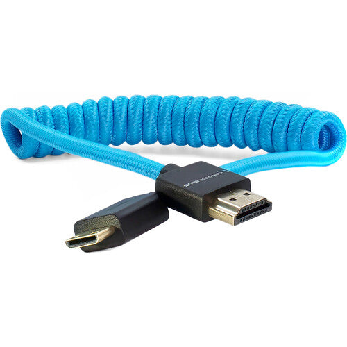 Kondor Blue Coiled Mini HDMI to Full HDMI (12-24")