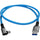 Kondor Blue USB A TO USB C RIGHT ANGLE HIGH SPEED DATA AND POWER CABLE 3A 60W 5G (2 FEET)