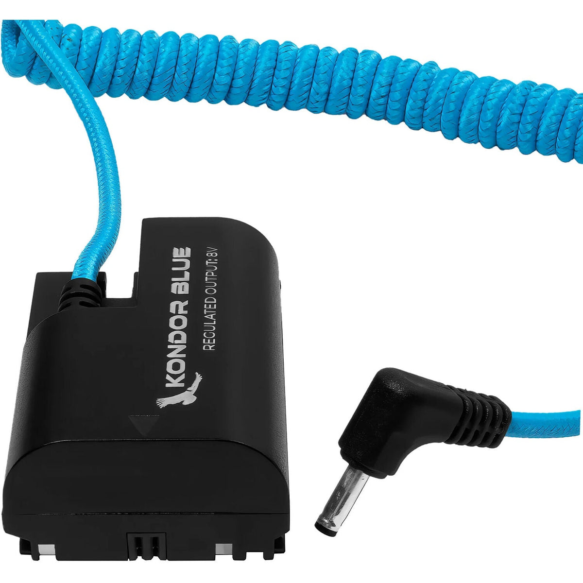 Câble de batterie factice Kondor Blue DC 1,35/3,5 vers CANON LPE6