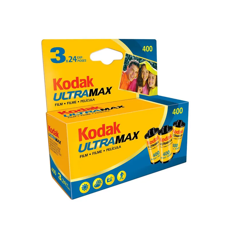 Kodak Ultramax 400 Color Negative Film 35mm - 24 exp - 3 Pack
