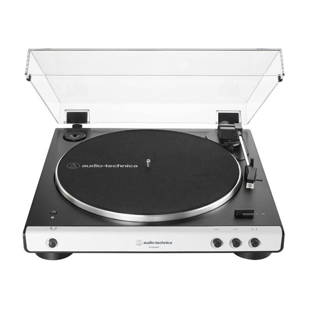 Audio-Technica Consumer AT-LP60XBT stéréo Turntable avec Bluetooth (blanc et noir)